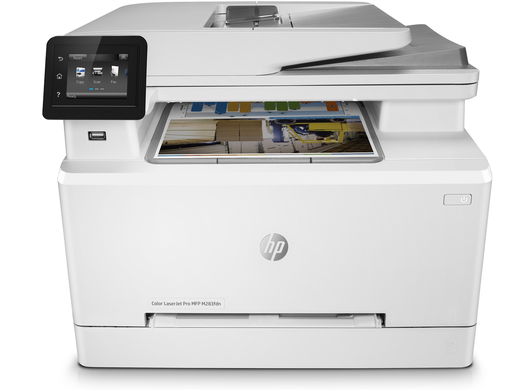 Imprimante multifonction couleur HP LaserJet Pro M283fdn 4EN1 recto verso  automatique