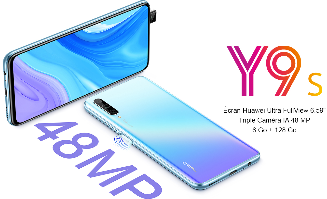 Huawei Y9s FullView screen