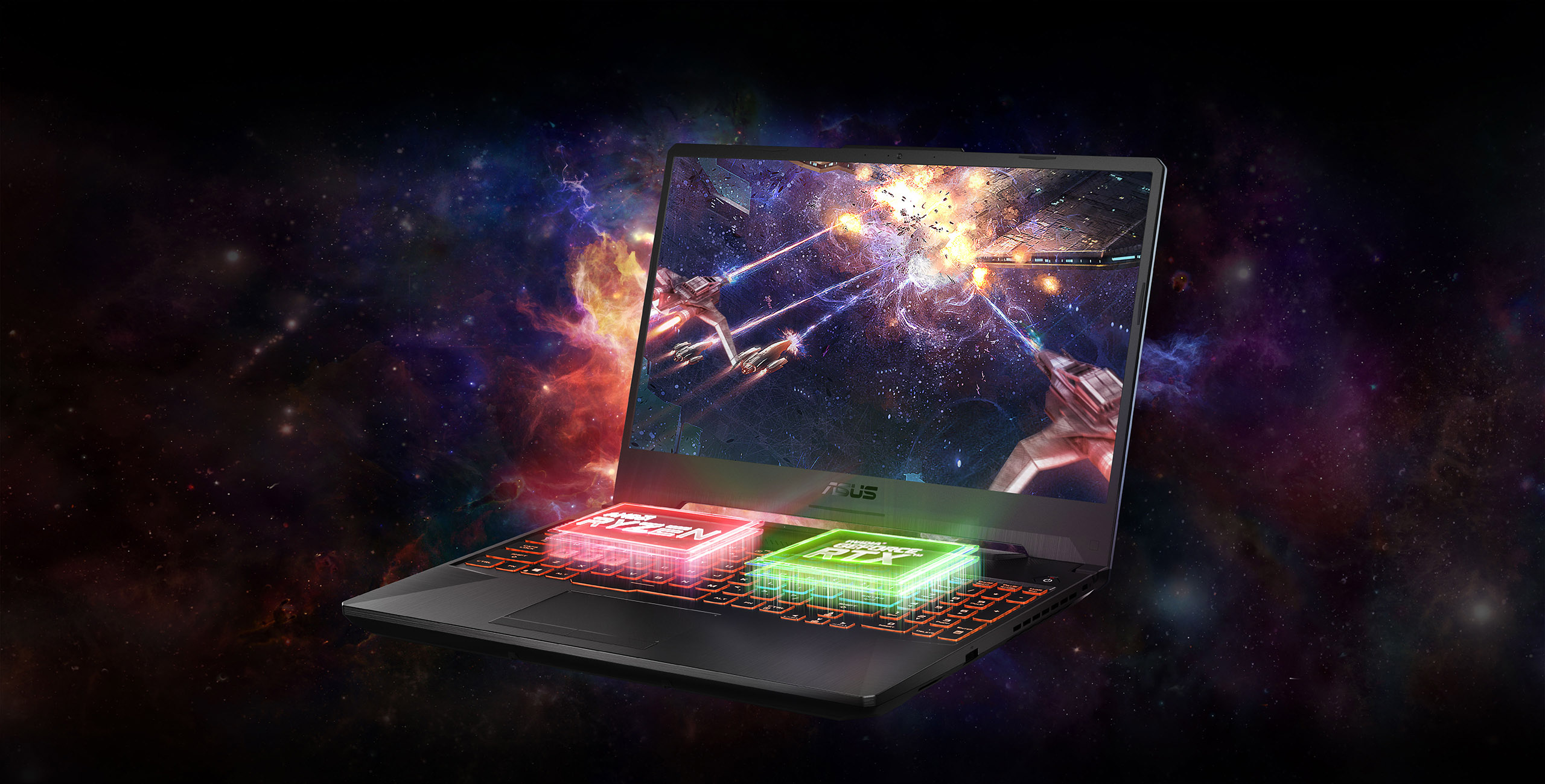 PC PORTABLE ASUS TUF GAMING A15 FA506NF / RYZEN 5 7535HS / RTX 2050 4G / 