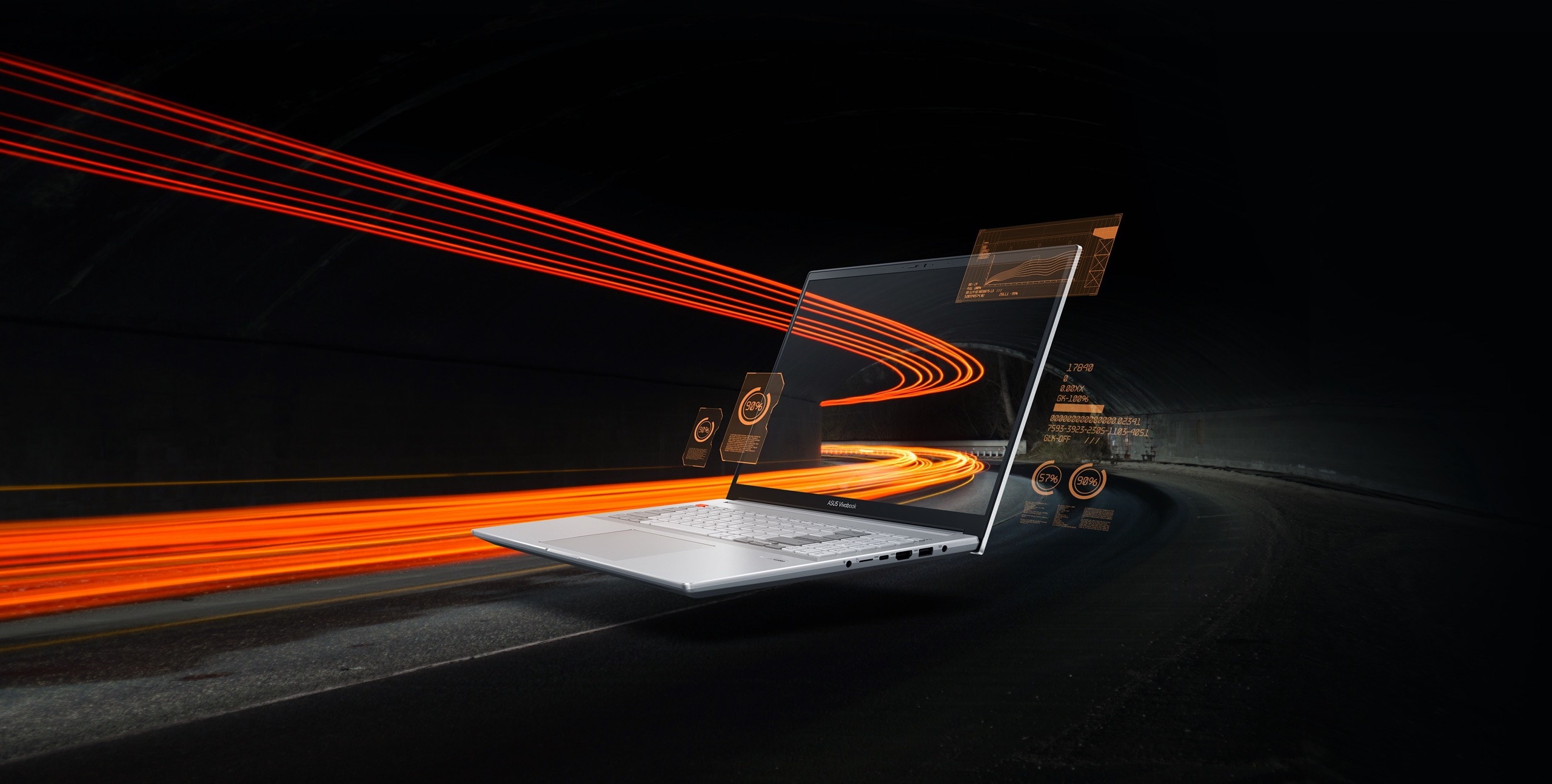 Pc portable Asus Vivobook Pro 16X M7600 / i7 11370H / 16 Go / RTX 3050 4G /  WIN11