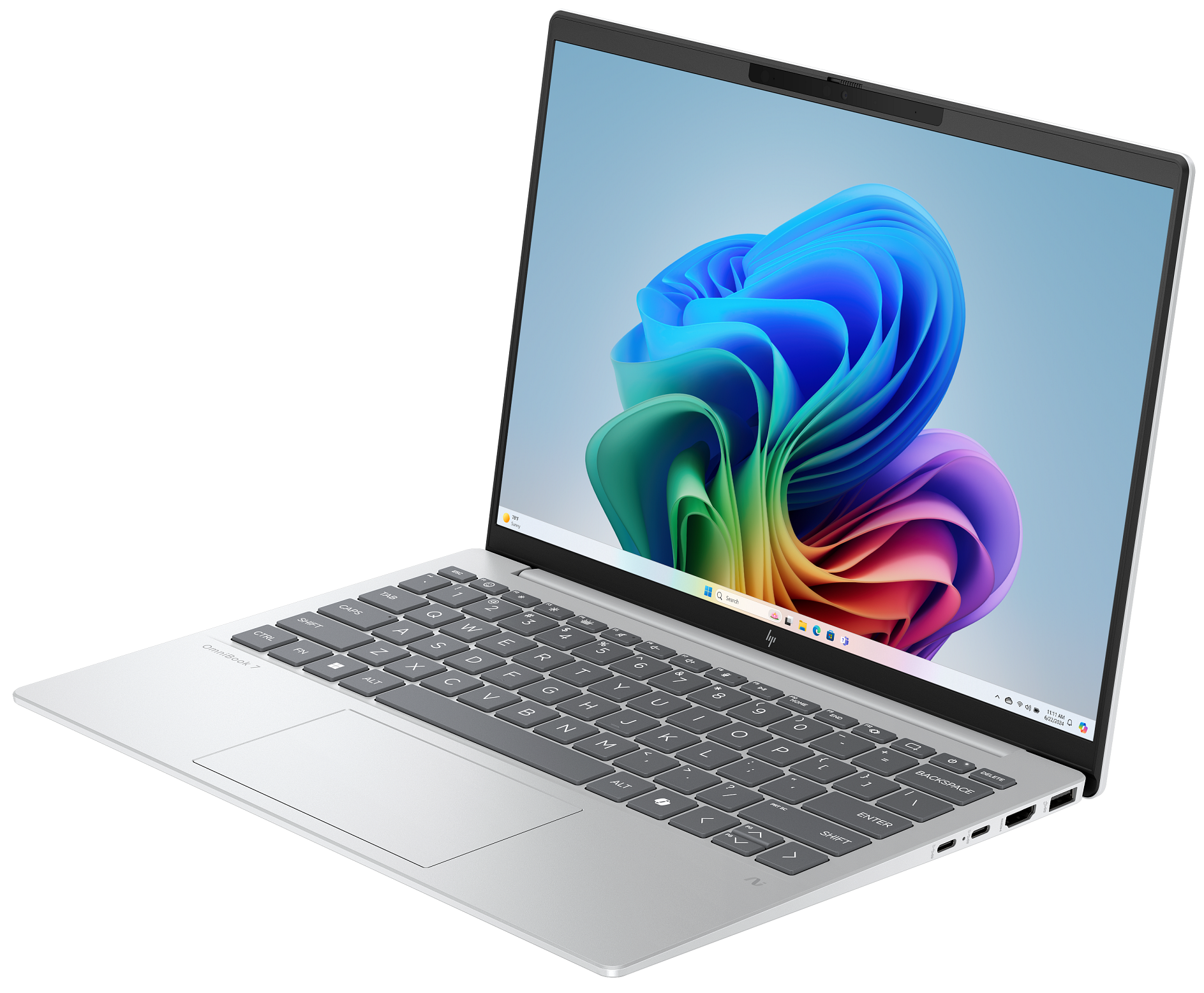 25C1_OmniBook 7_13_Glacier Silver_NT_IR Cam_nonFPR_Core Set_FrontLeft_3739264.png