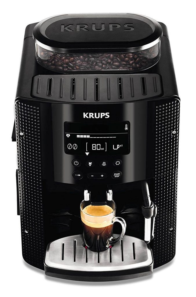 Machine à café Espresso Krups EA815070 / ECRAN LCD / Noir