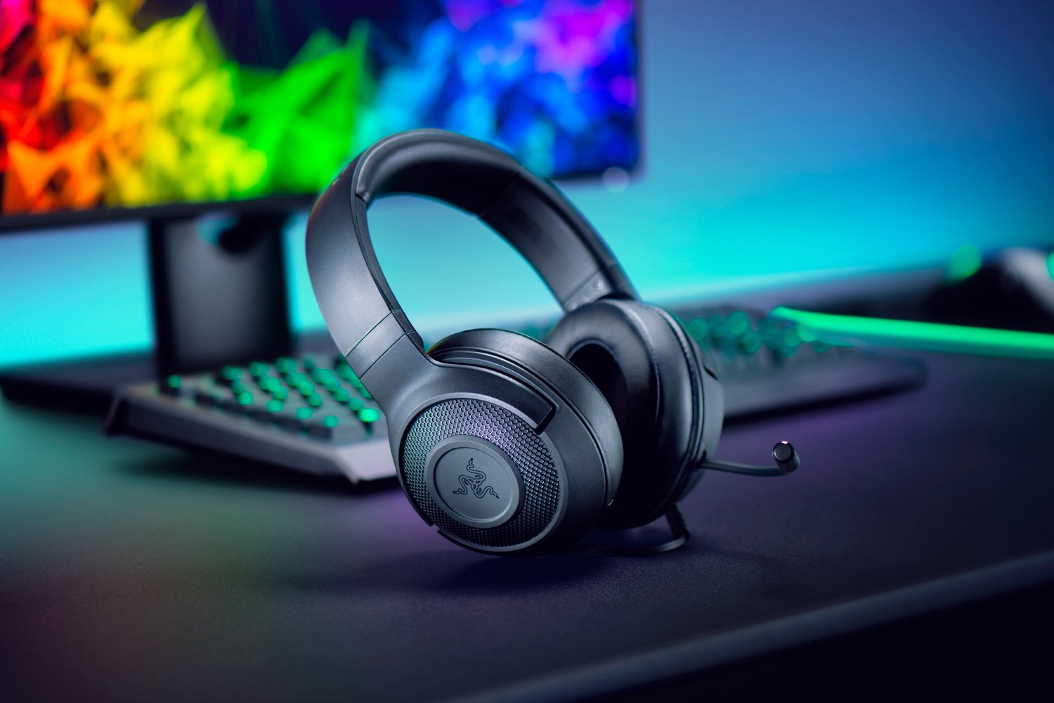 CASQUE MICRO GAMING RAZER KRAKEN X LITE