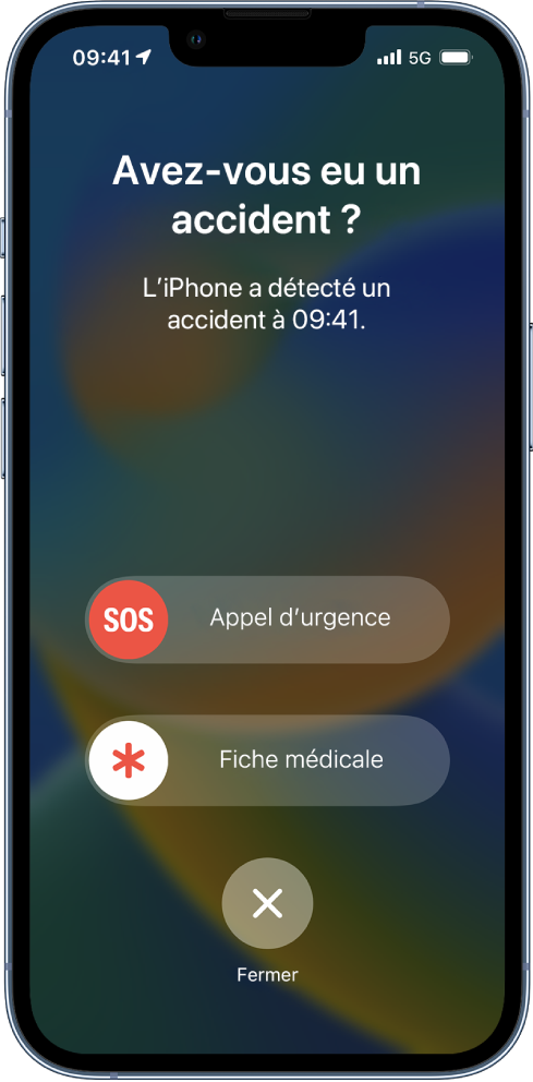 Détection des accidents by iPhone 14 Pro Max