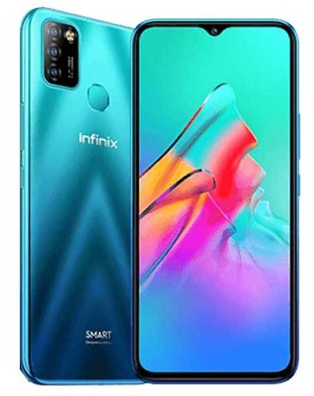 smartphone infinix smart 5 bleu cyan 4gds 232gb