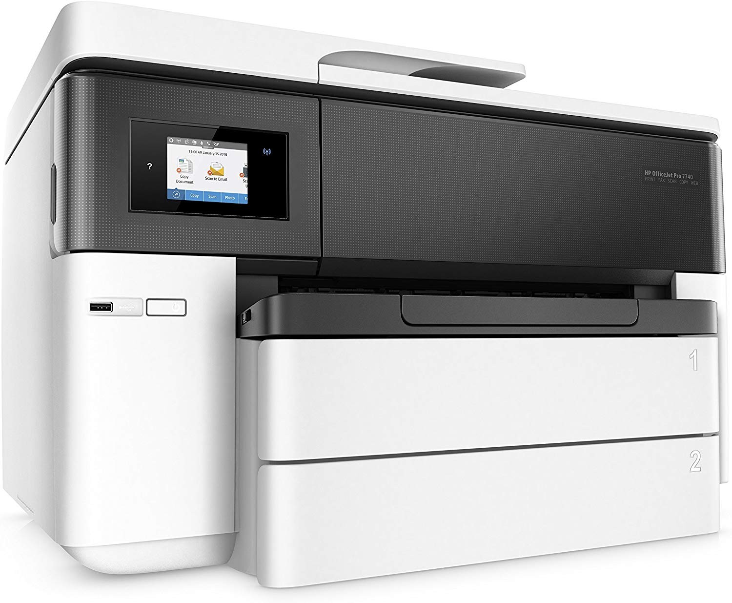 HP Officejet Pro 8730 All-in-One Imprimante multifonctions couleur jet d' encre A4